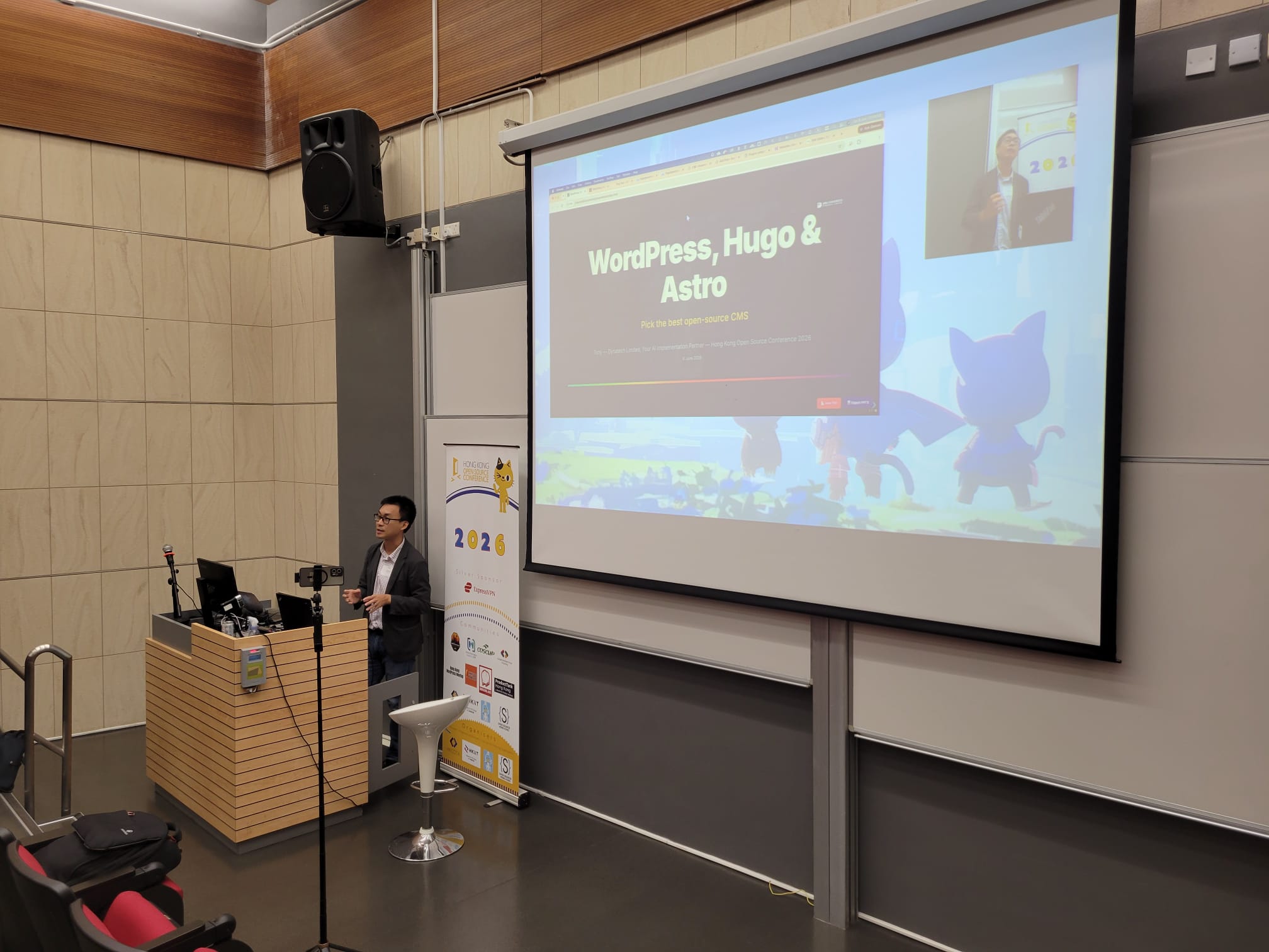 HKOSCon 2026 session in progress